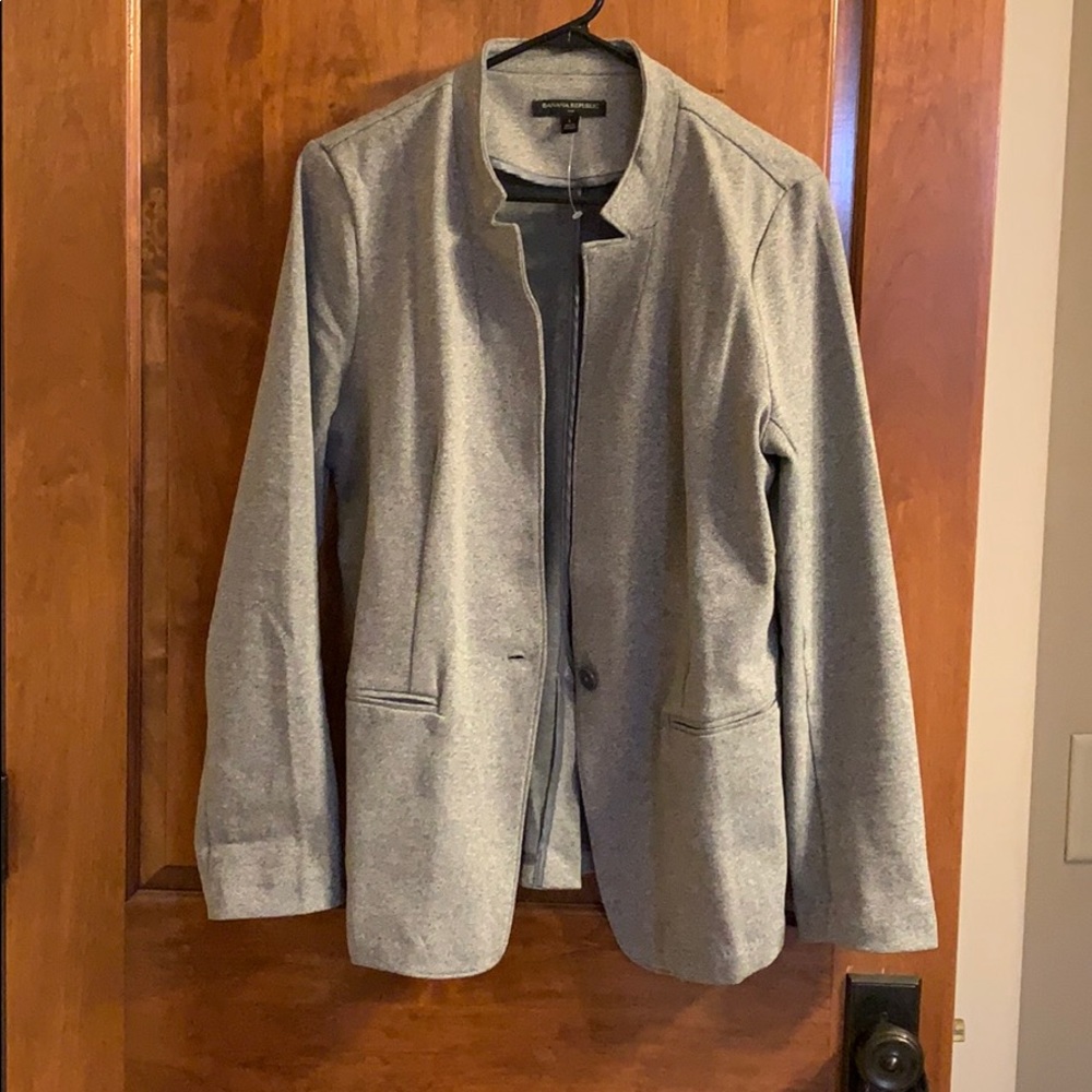 Banana Republic Grey Blazer worn one time